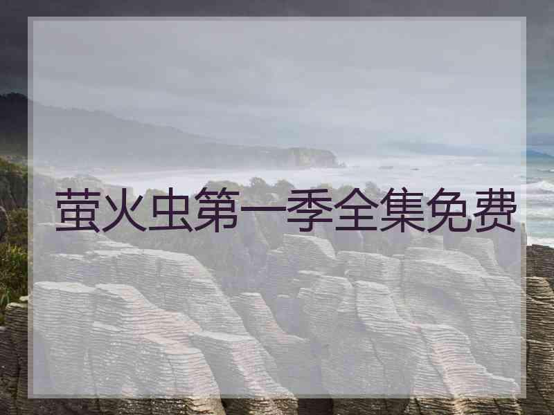 萤火虫第一季全集免费