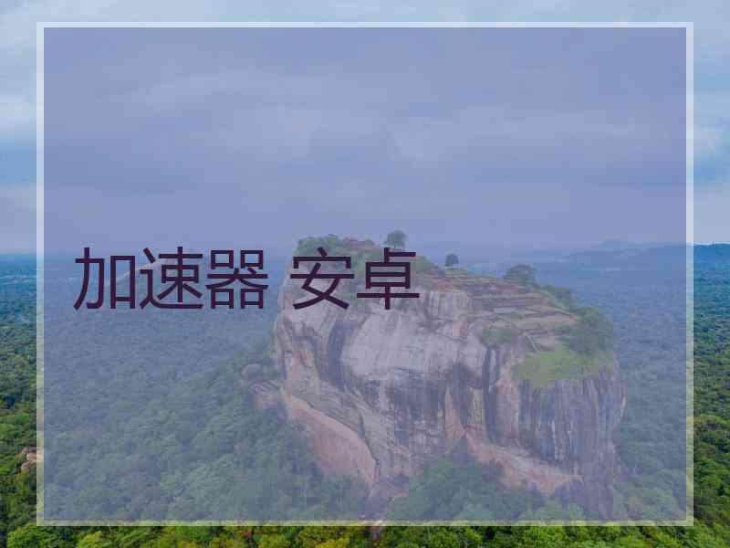 加速器 安卓