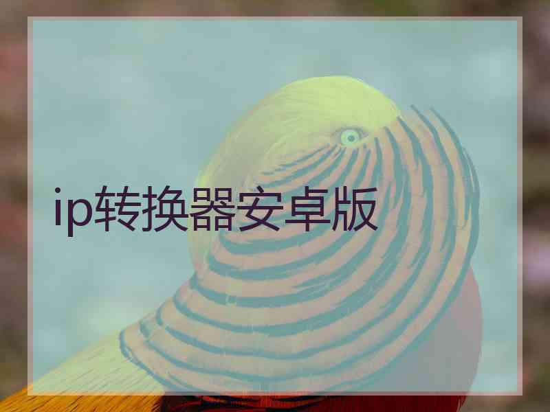 ip转换器安卓版