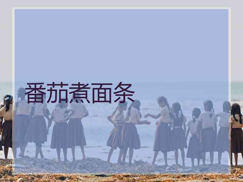 番茄煮面条