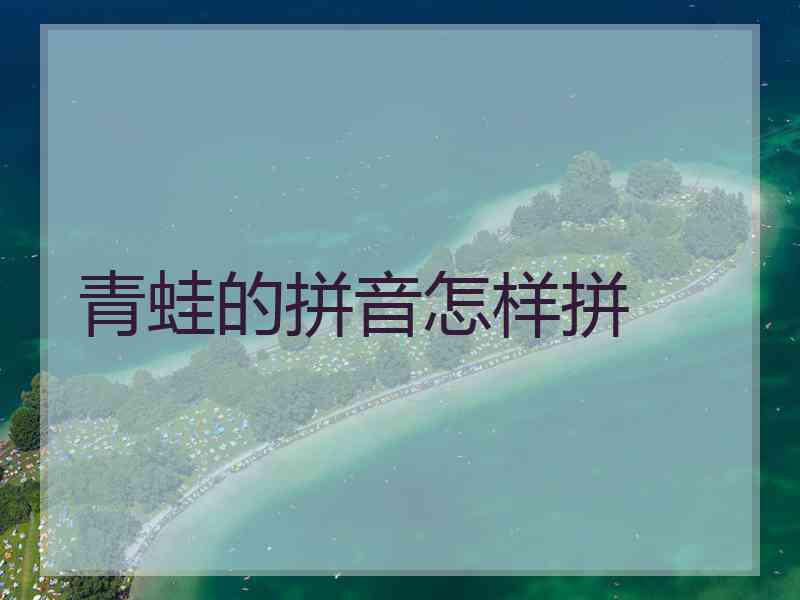 青蛙的拼音怎样拼