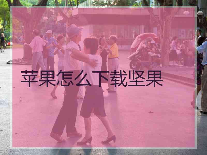 苹果怎么下载坚果